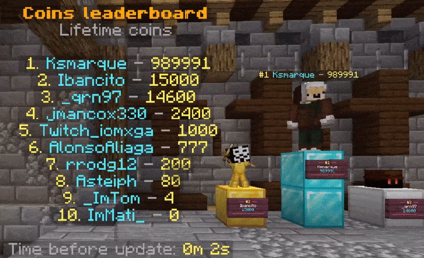 How do I set up a sign leaderboard?