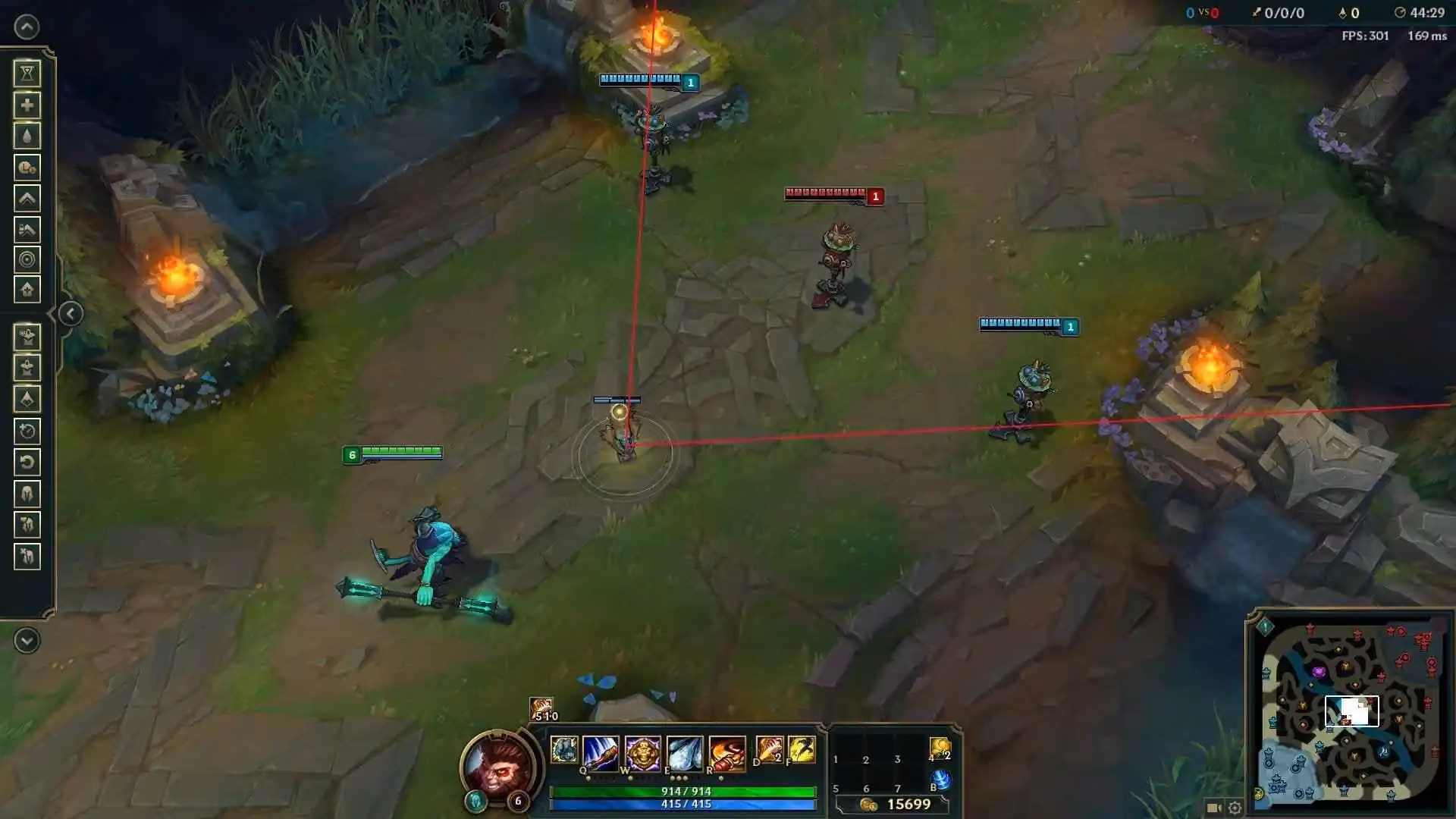 Why is he using a buffer if he canceled a stun?
