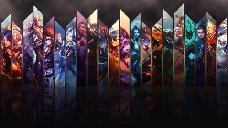 How many League of Legends desktop wallpapers are there?