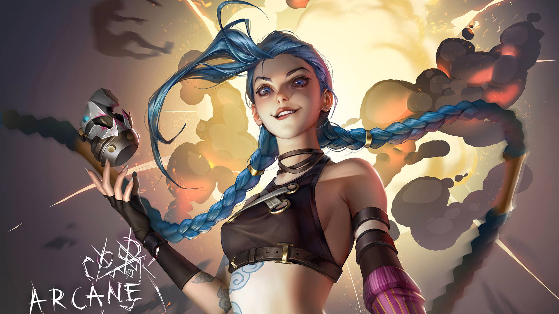 What size is Jinx Lol?