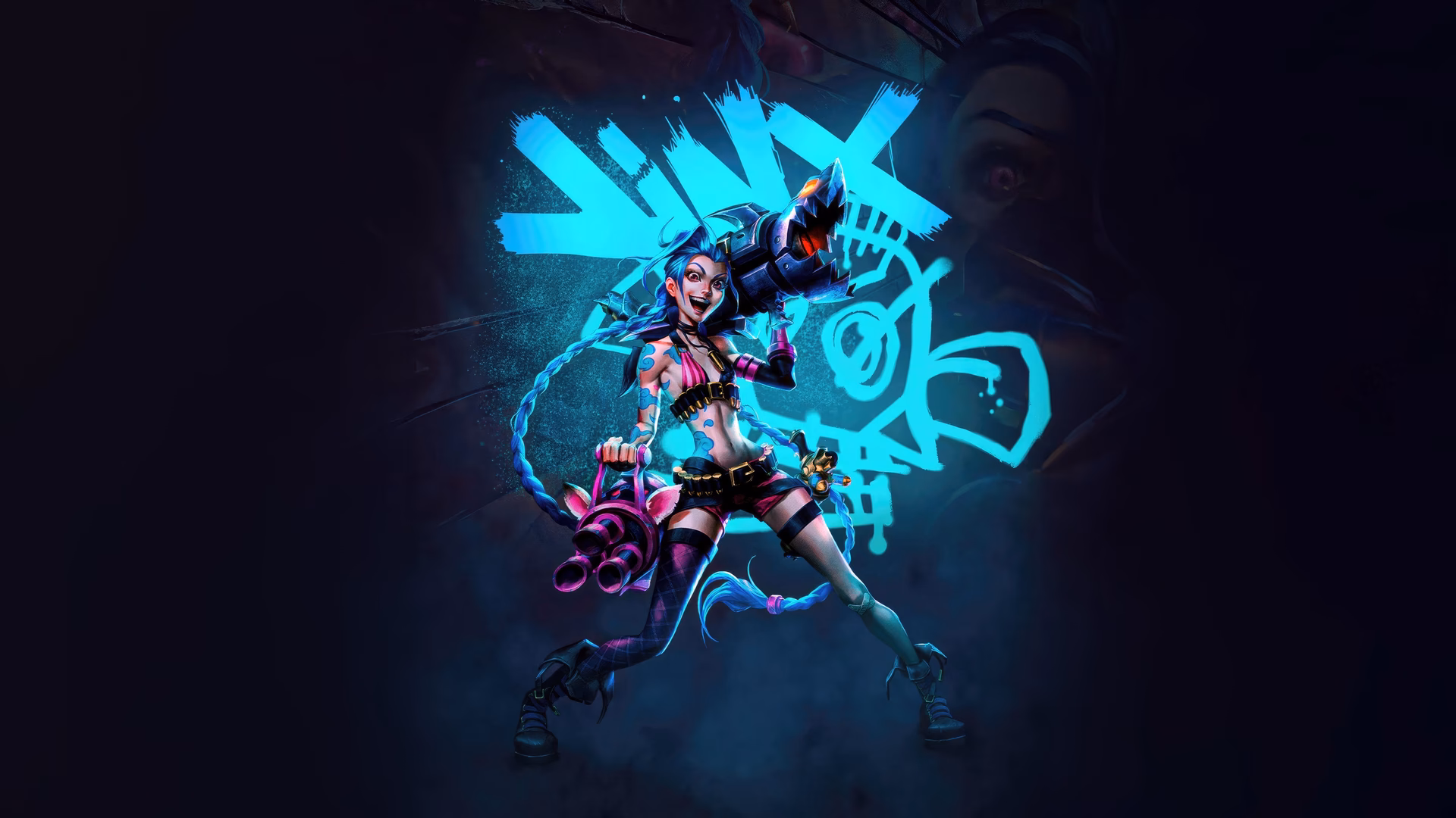 How many Jinx League of Legends wallpapers are there?