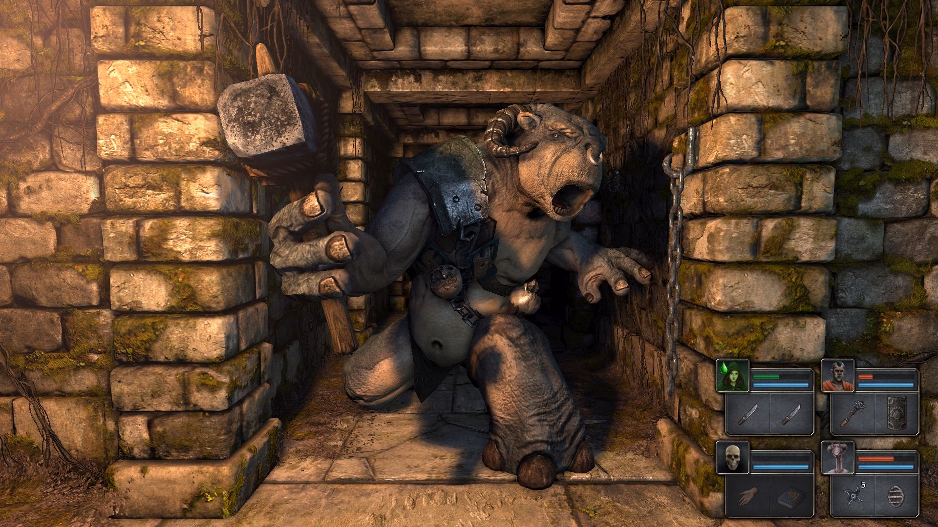 What are some of the races in Legend of Grimrock?