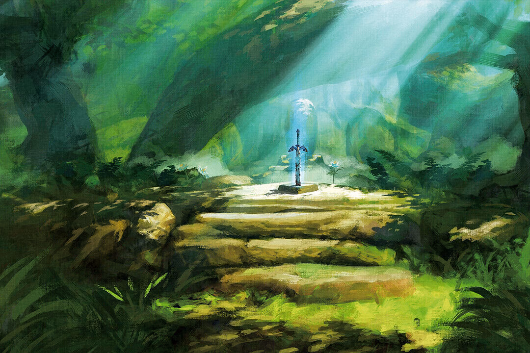 Can I download the legend of Zelda Breath of the Wild Art Gallery?