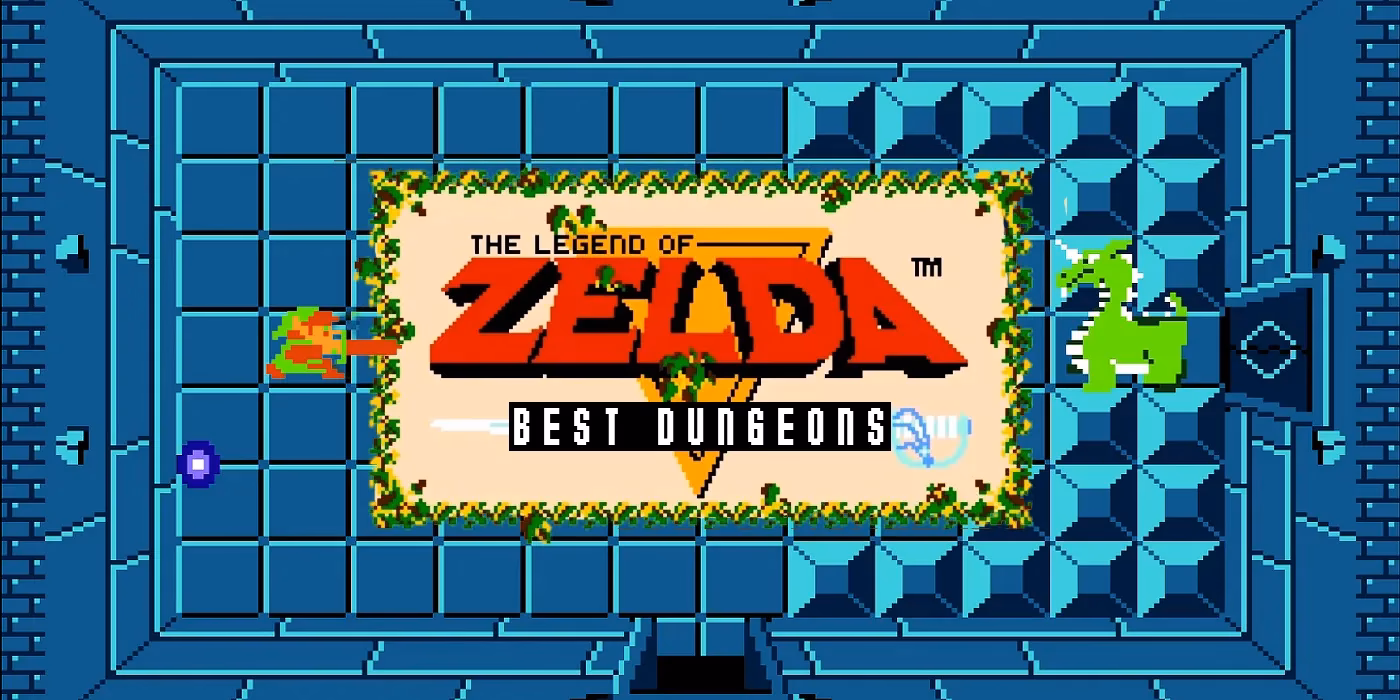 Where can I find dungeons in the legend of Zelda?