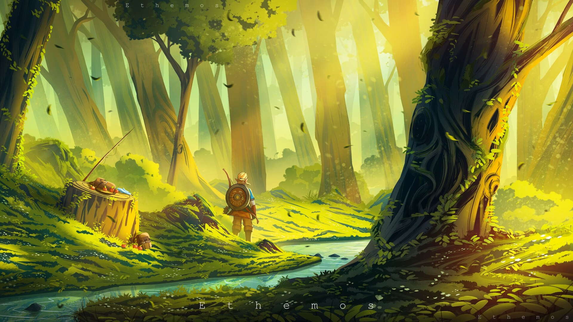 What resolution is the legend of Zelda 4K wallpaper?