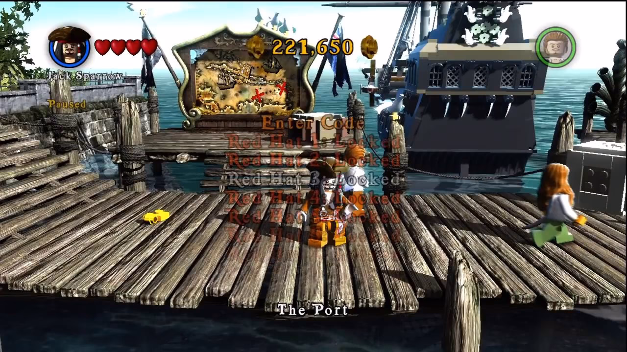 How do I report a problem with Lego Pirates of the Caribbean?