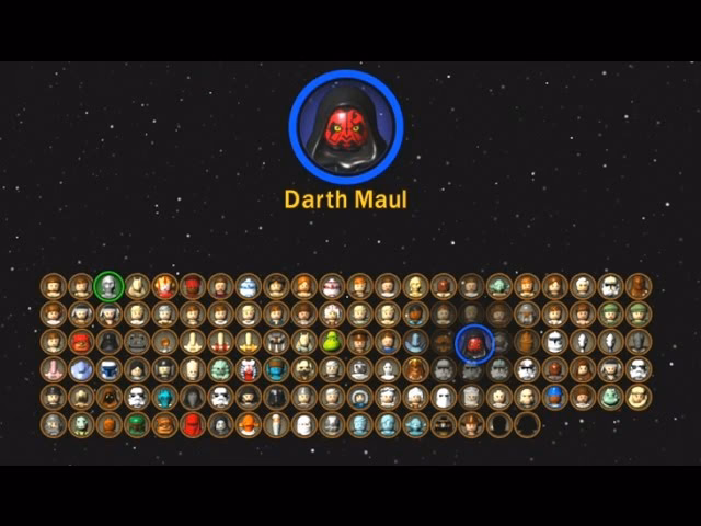 What are the Lego Star Wars video game characters?
