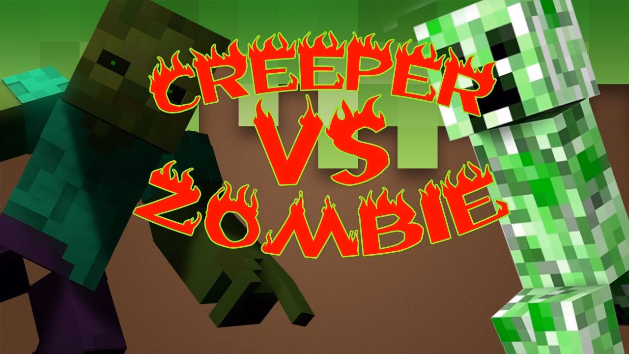 ¿Quién escribió la canción Creeper vs Zombie?