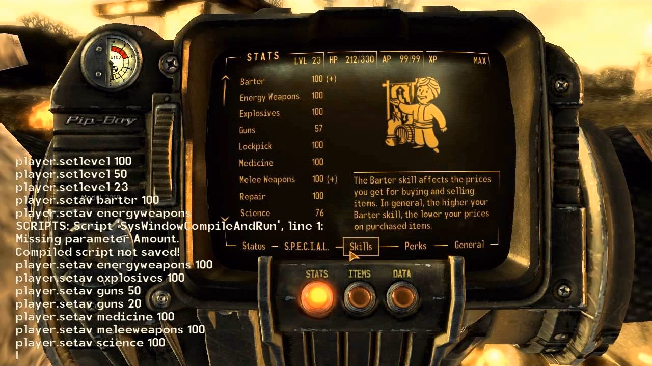 Does Fallout New Vegas have a leveling system?