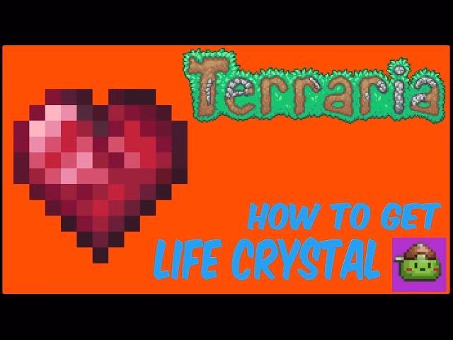 Where can I find life crystals in terraria?