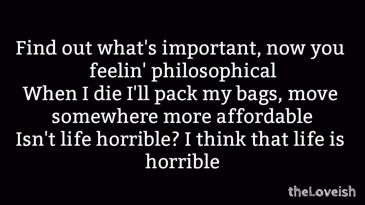 What does Lil Peep say about life?