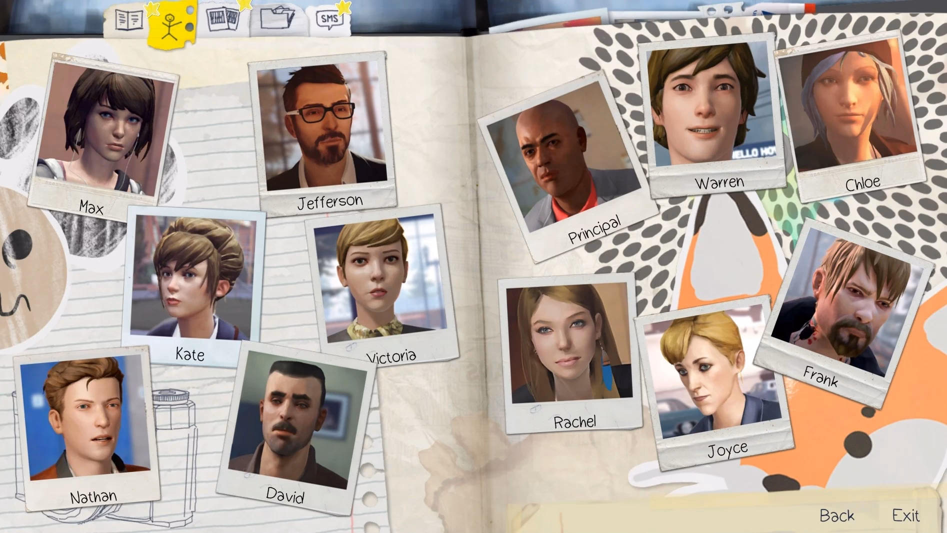 How many characters are there in Life Is Strange?