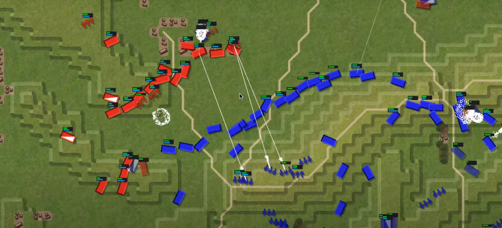 What is lines of battle?