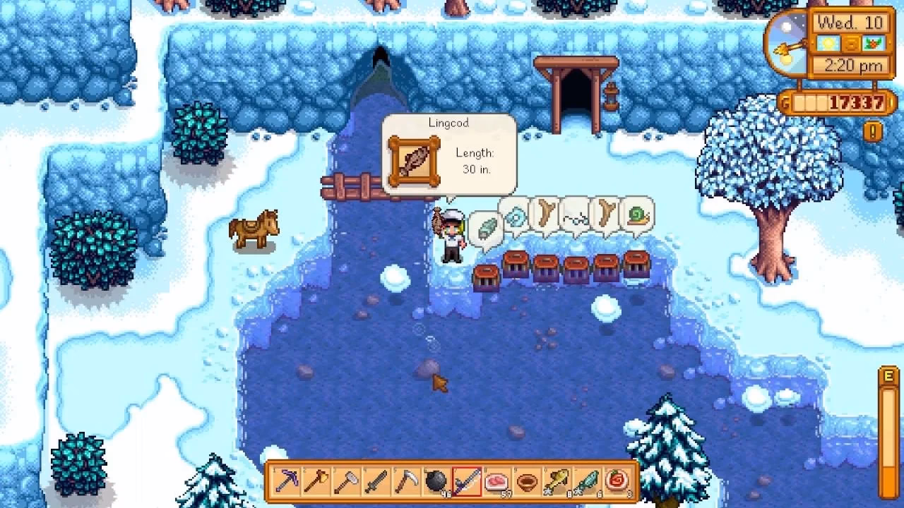 Where to catch lingcod In Stardew Valley?