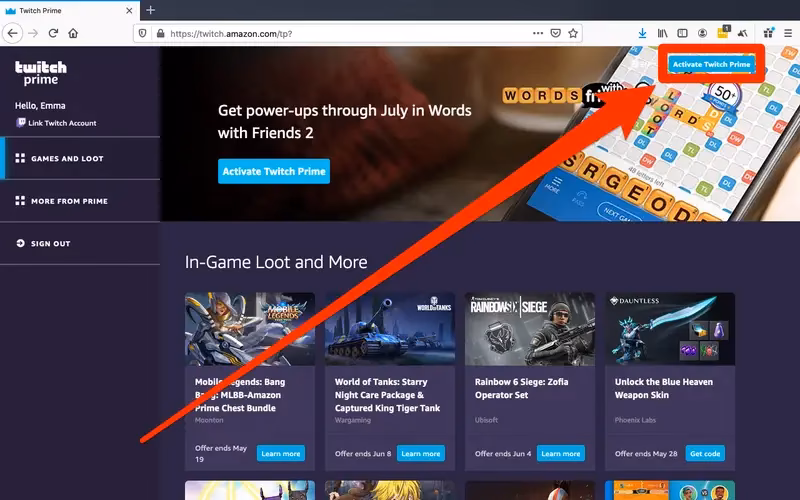 Can I use Twitch Prime without Amazon Prime?