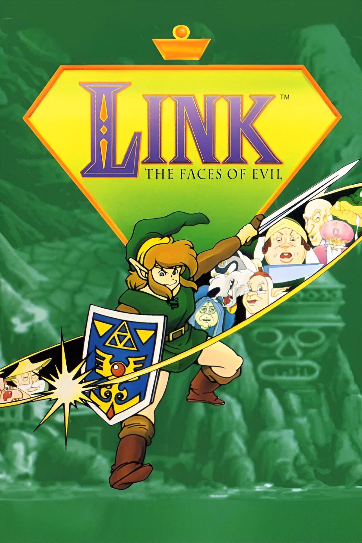 What happens to Link in Faces of Evil?
