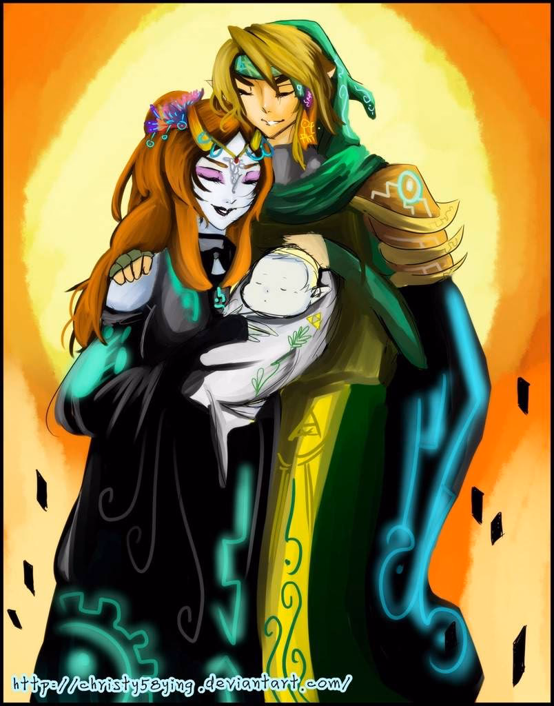 What happens between Link and Midna?