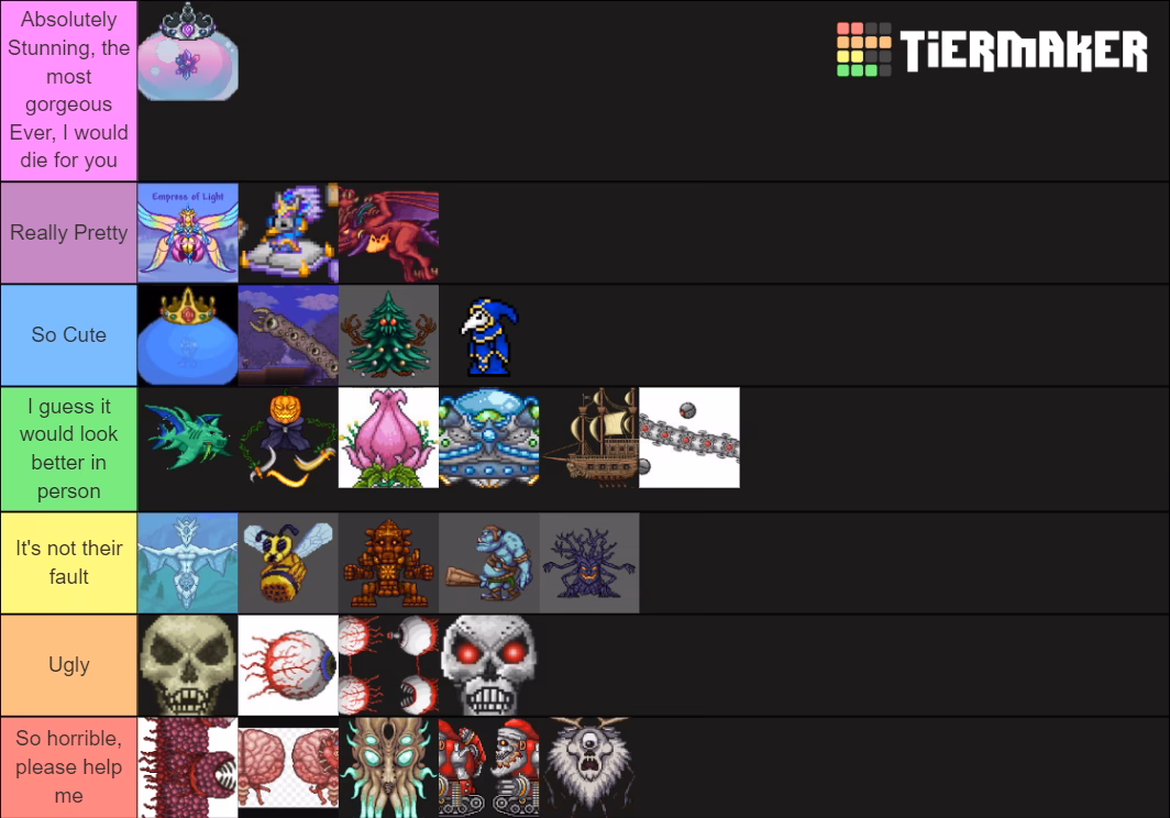 What bosses do you use in terraria?