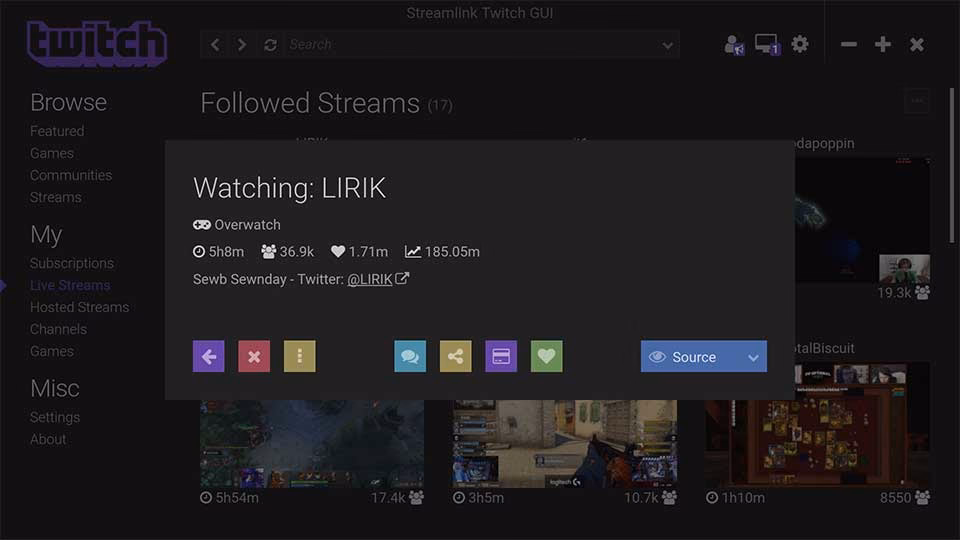 What is a livestream UI?