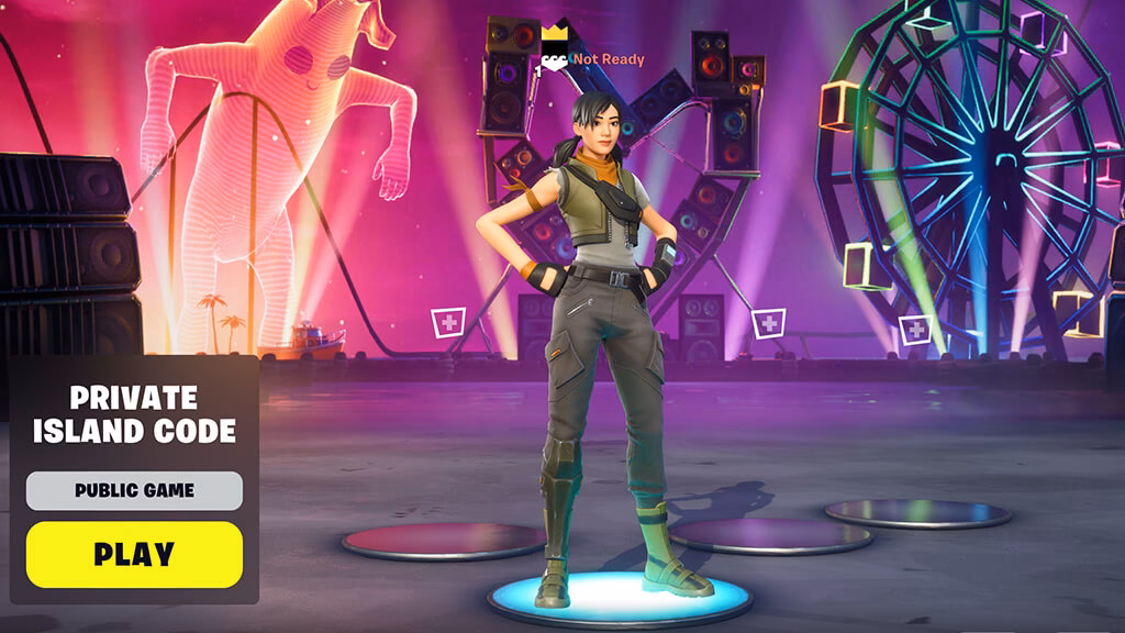 How do I get to the lobby in Fortnite?