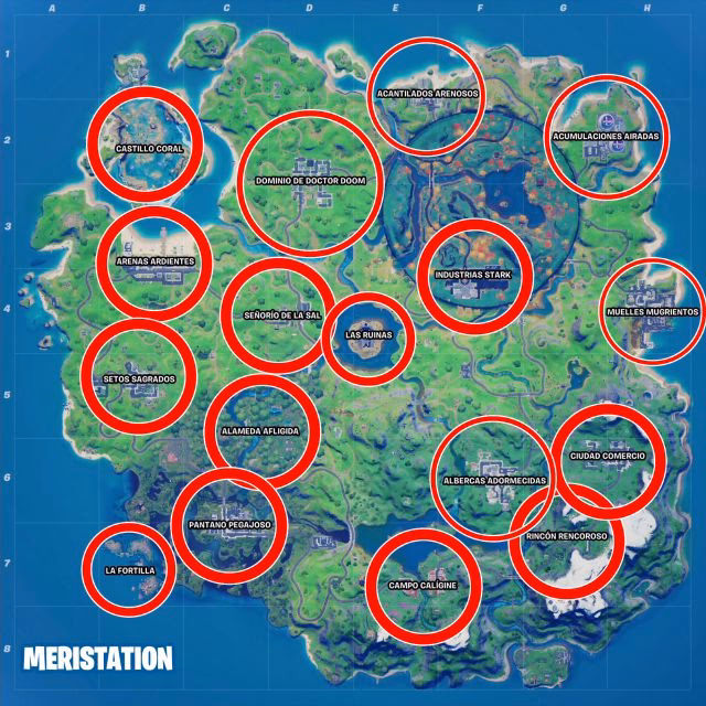 ¿Dónde se encuentran las grietas en Fortnite?