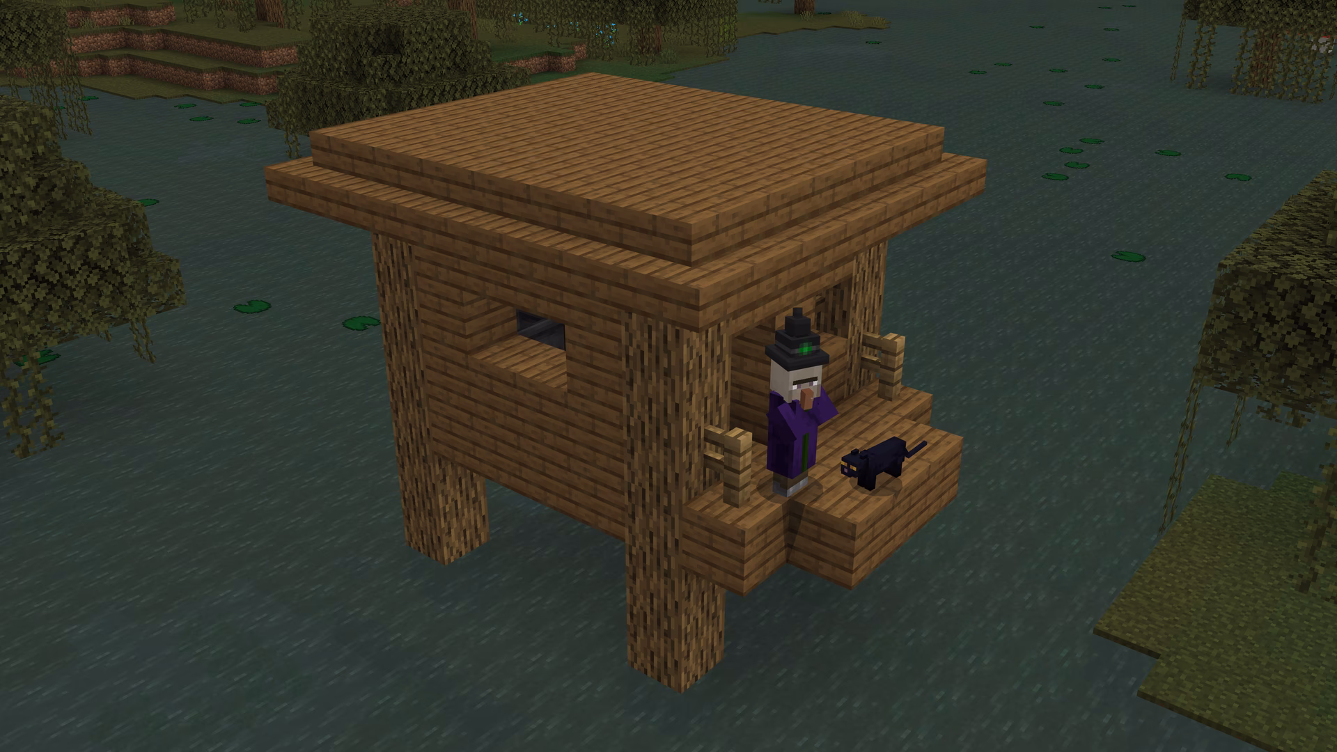 Does locate temple find Witch huts?