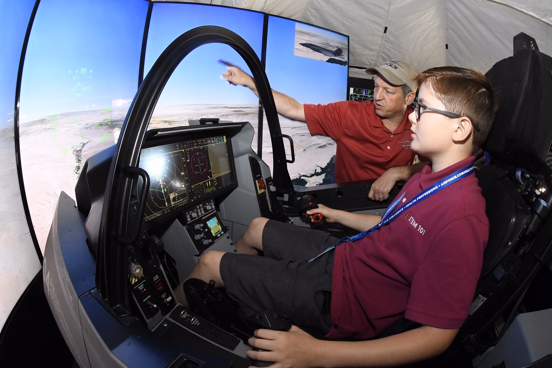Are Lockheed Martin simulators used for flight training?