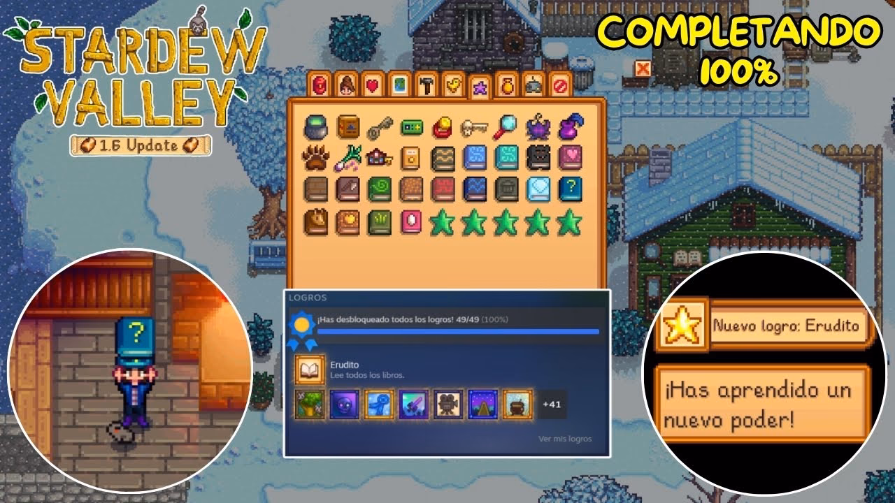 ¿Cuáles son los logros y trofeos de Stardew Valley?