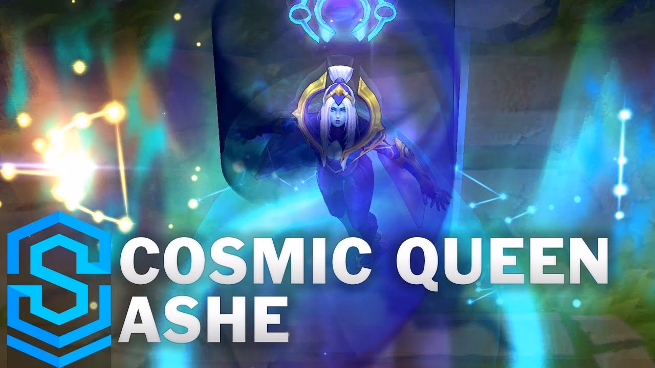 How many skins does cosmic Queen Ashe have?