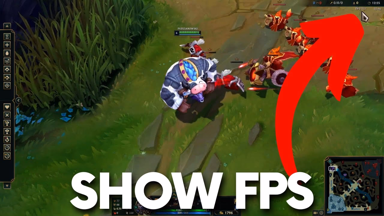 How to check FPS & Ping in League of Legends?