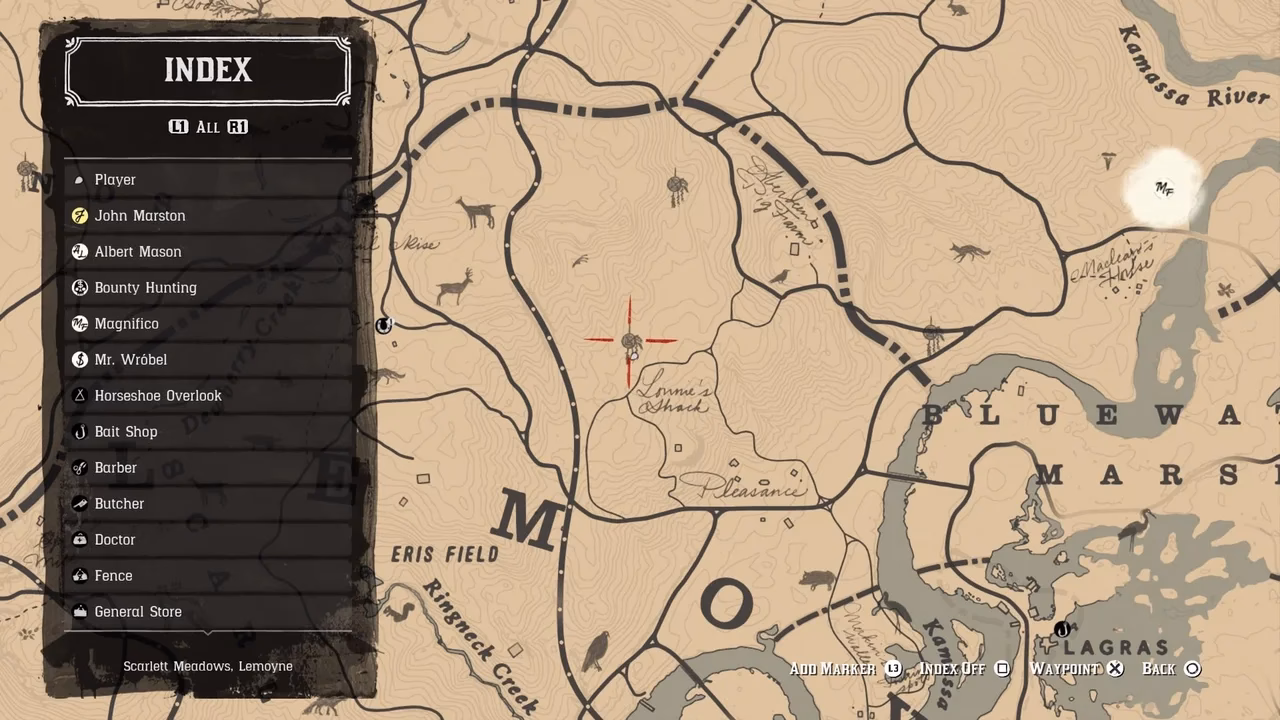 How do I get to Lonnie's shack?