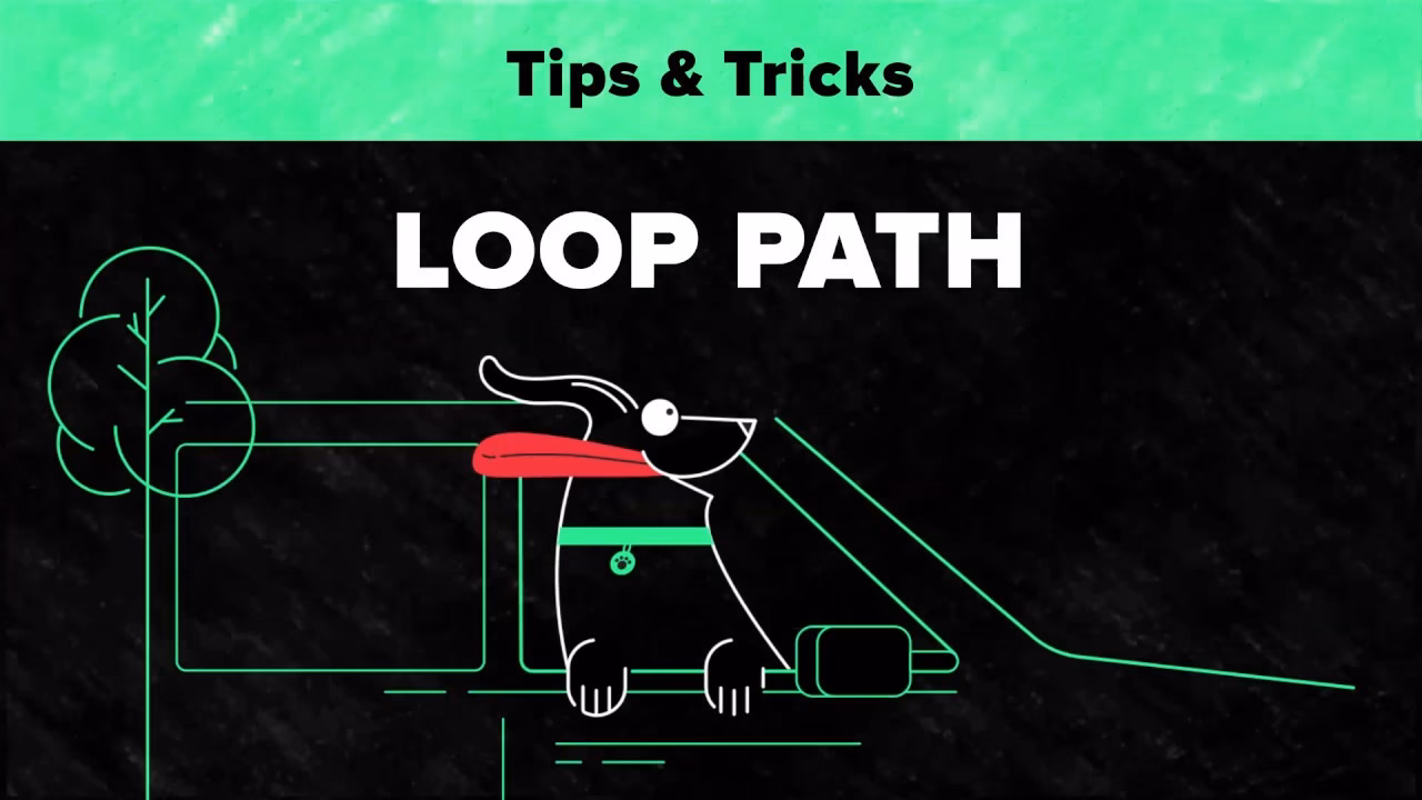 How do I make an expression loop a path animation?