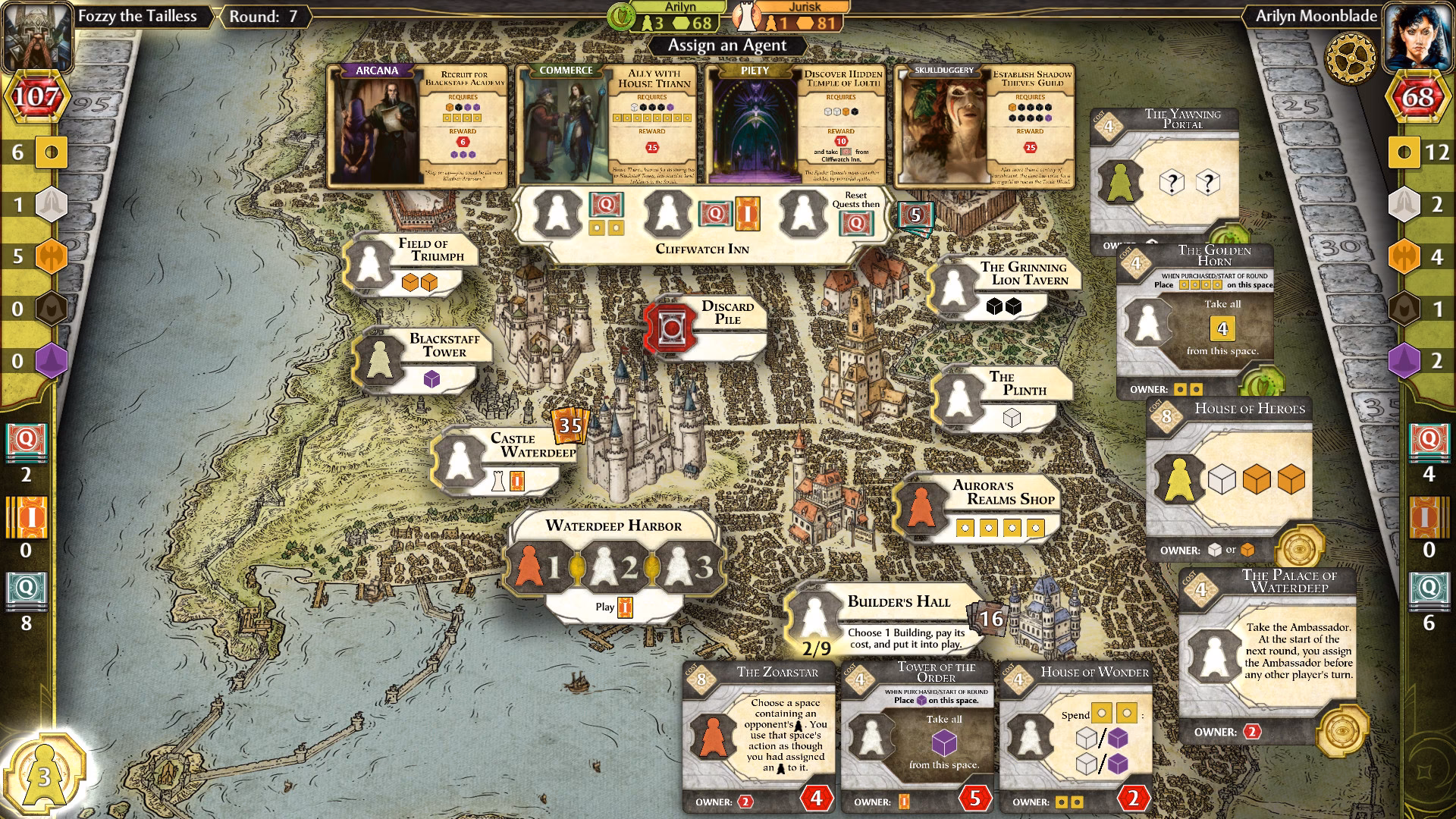 How do you play Lords of Waterdeep?