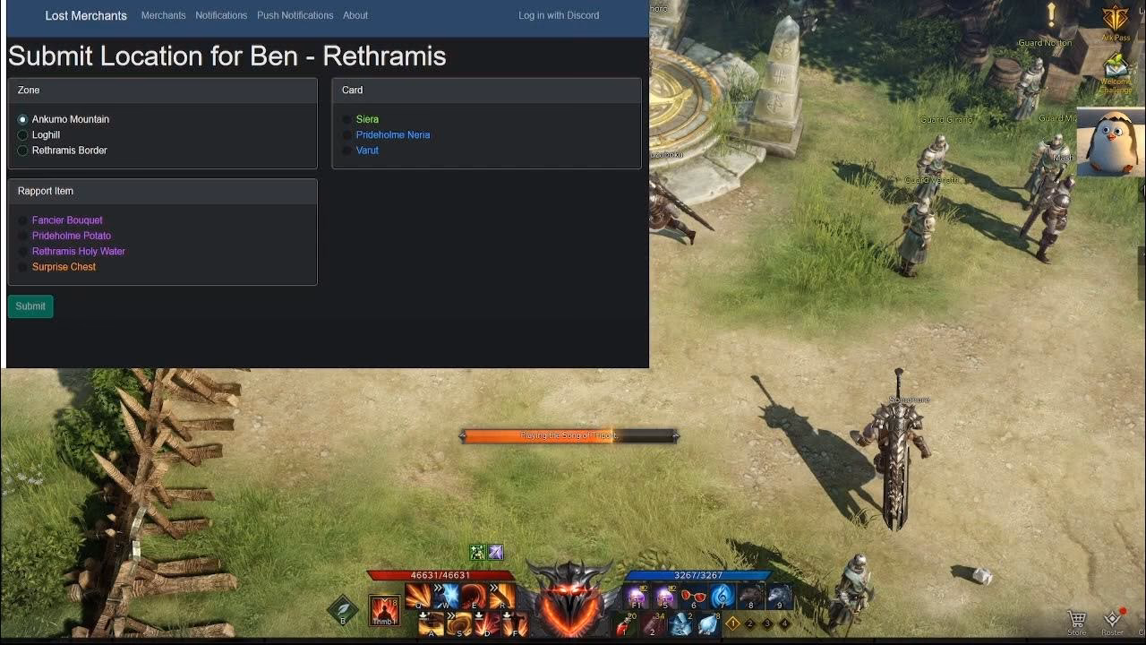 Who is the lost merchant in outward?