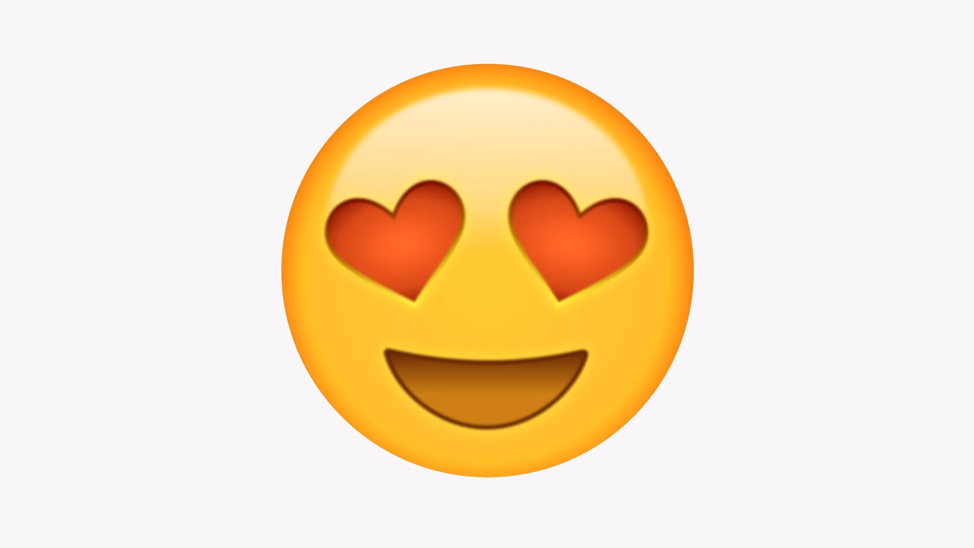 How many love-related emojis are there?