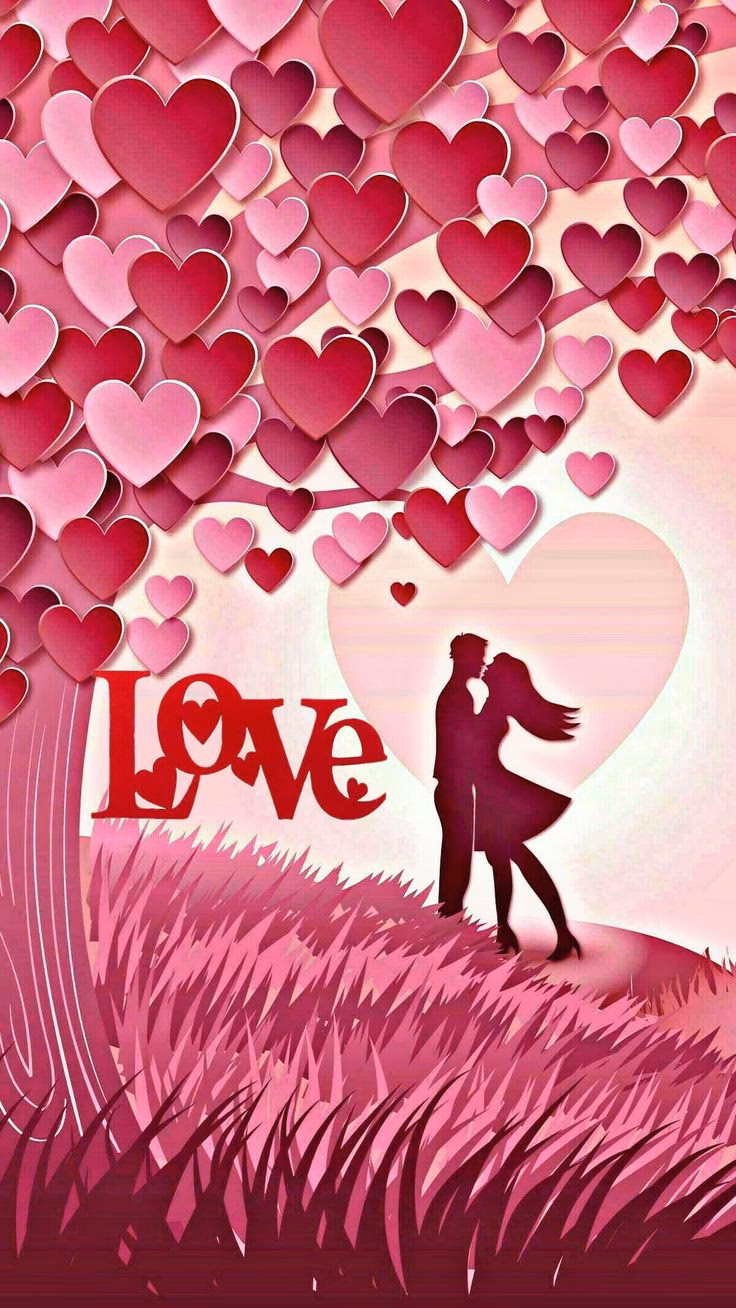 How many images are in the love wallpaper collection?