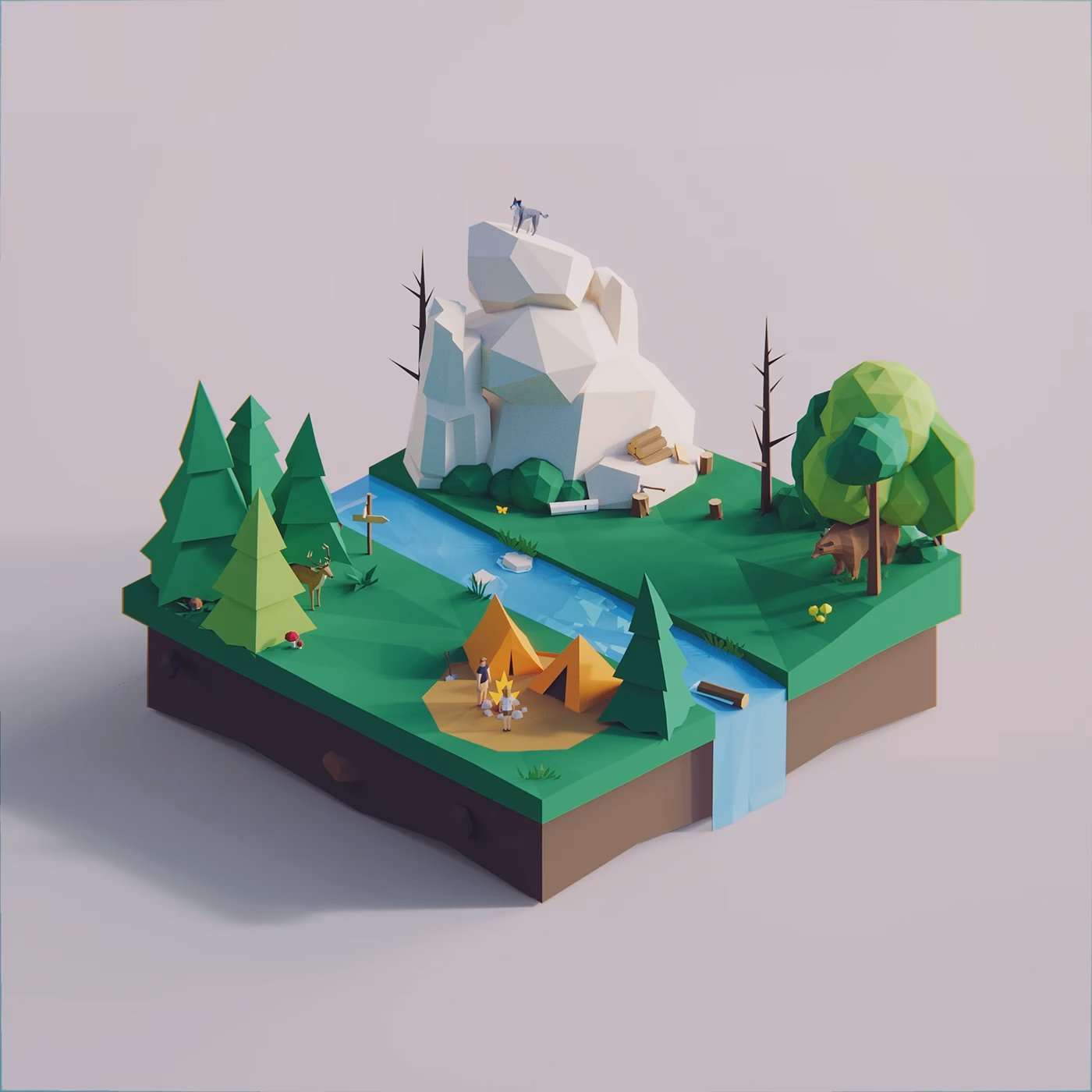 ¿Cuáles son las ventajas de los modelos low poly?