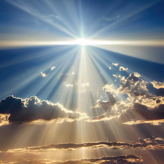 ¿Qué pasó con una fila de luces en el cielo?
