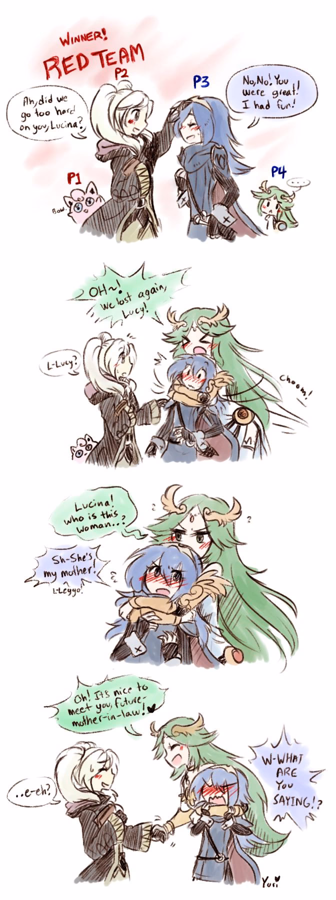 What happened to Lucina in Fire Emblem Awakening?