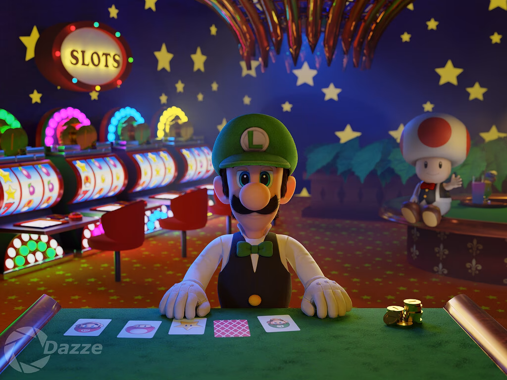 Does Luigi win if he has a low card rank?