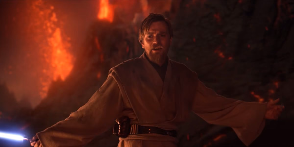 Did Luke Skywalker 'high ground' a Star Wars scene?