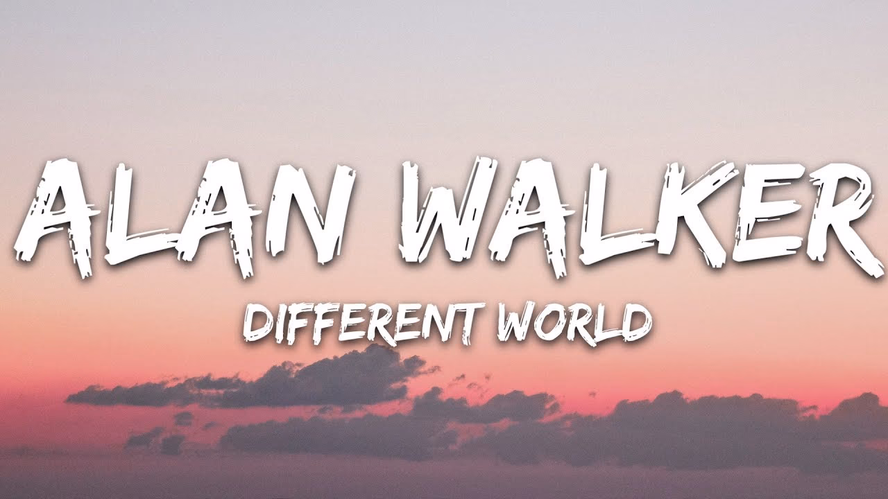Are there any lyrics for different world by Alan Walker?