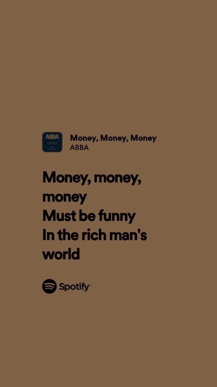 Does ABBA have Money Money Lyrics?