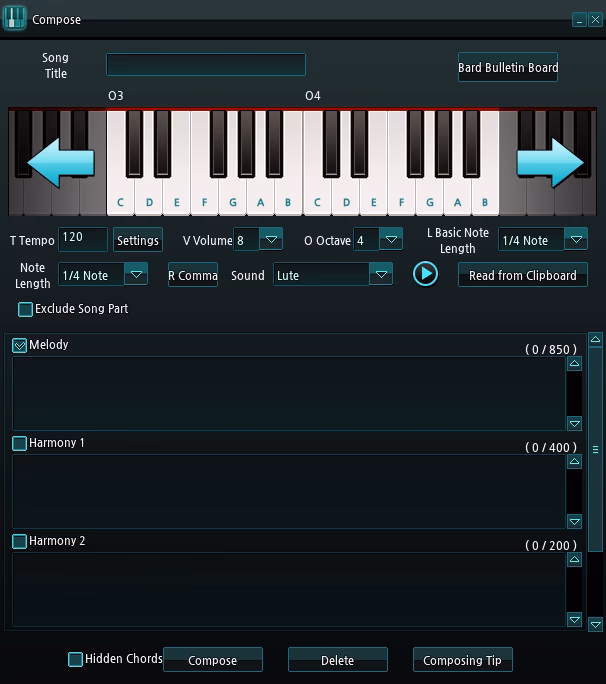 Does Mabinogi music language support MP3 MIDI?