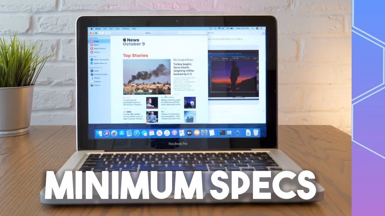 How much disk space does macOS Catalina need?