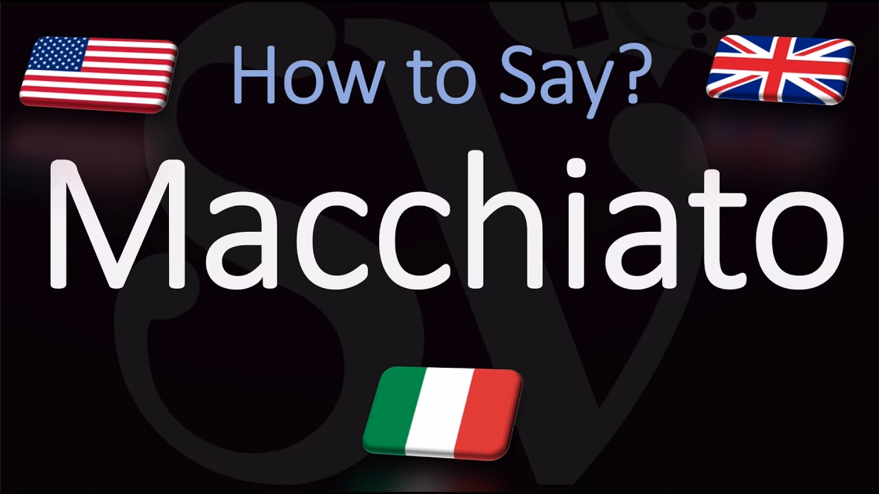 What is the plural form of macchiato?