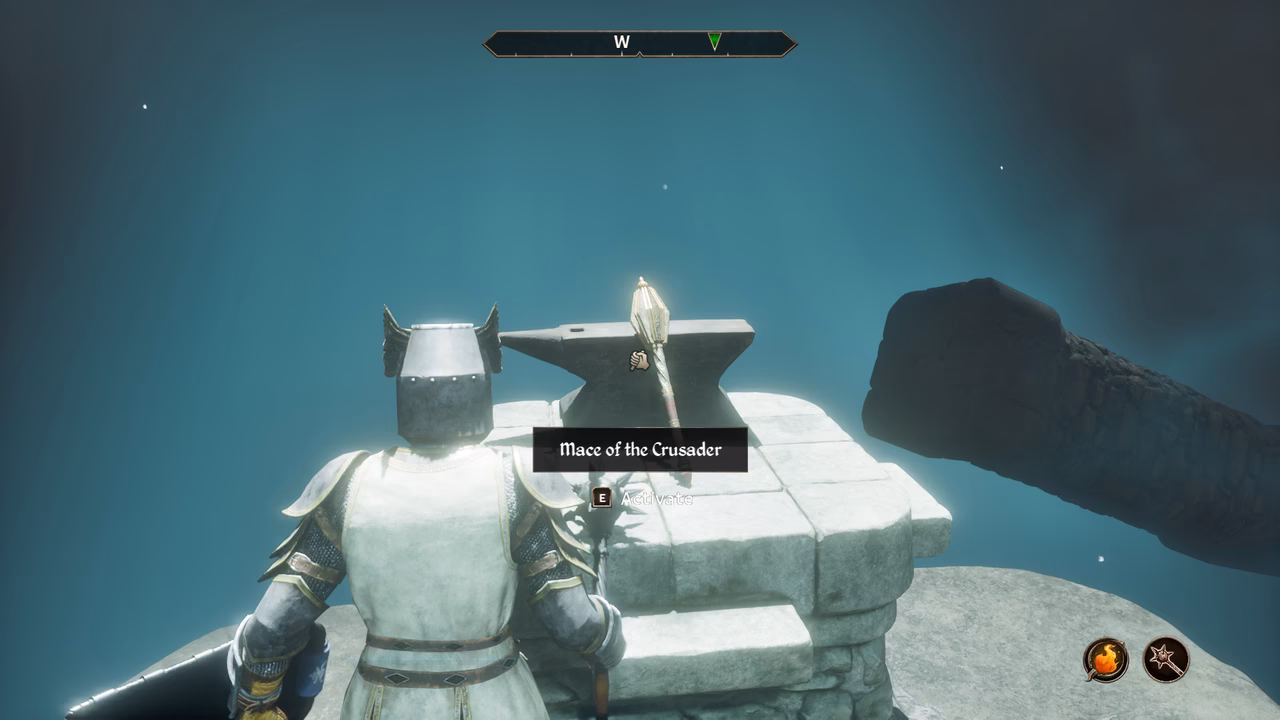 Can Crusader's relics be given to Martin?