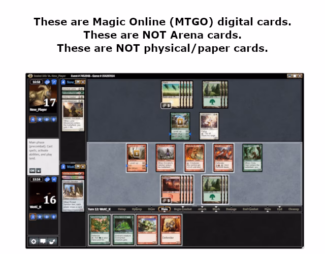 How many cards are there in Magic Online?