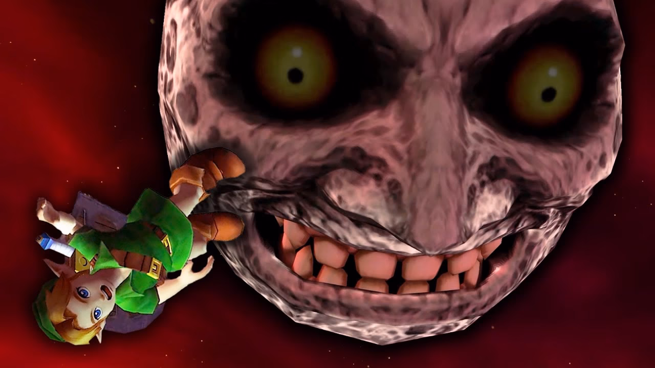 How scary is the Moon in majora's mask?