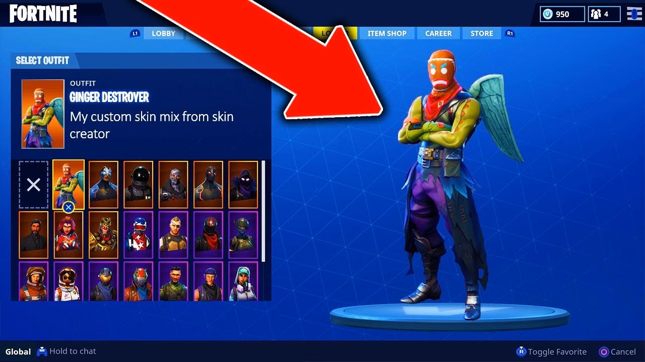 How to use skins in Fortnite Battle Royale?